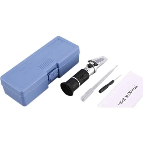 Handheld Refractometer Adblue Ethylene Glycol Antifreeze Battery Fluid Content Coolant Cleaner Meter Mini ATC Measuring Tester