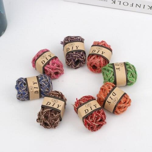 24pcs Twine Burlap Kids Hang Photo Manual String Hemp Rope 13Colors Party Wedding Gift Wrapping Cords Thread DIY Florists Decor