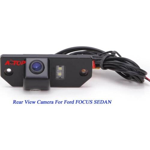 Car Reverse Rear View Camera for Ford FOCUS SEDAN Mondeo C-MAX Back up Waterproof Vehicle Parking Assist Line Night Vision