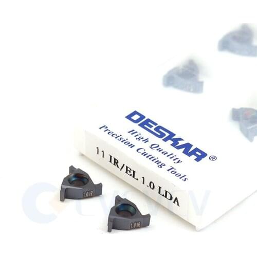 11IR.EL 0.8 1.0 1.1 1.2 1.25 1.5 1.75 LDA CNC lathe Shallow groove inserts Steel and Stainless steel turning tool Carbide insert