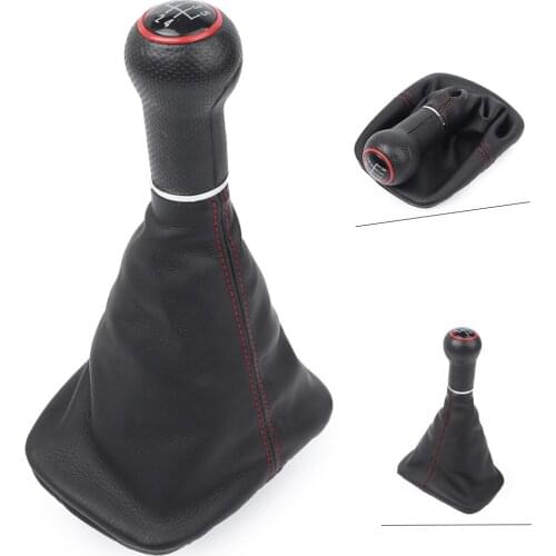 5 Speed Gear Shift Knob Handle For Valkswagen Golf 2 3 4 Cabrio Polo 6N1 6N2 Passat 35i