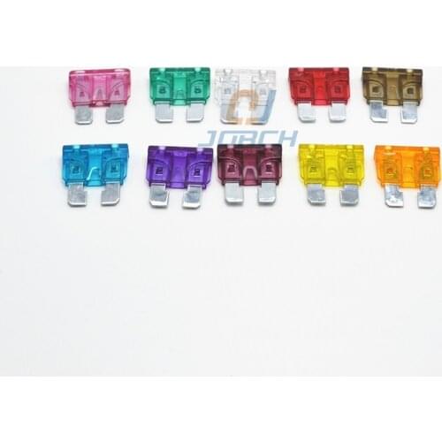 50pcs Medium Auto Fuse Car Standard Blade Fuse 3A 5A 7.5A 10A 15A 20A 25A 30A 35A 40A For Automotive Car Truck