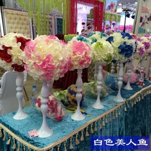 47cm/18.5" white road lead wedding T-stage road guide mermaid candle stick road guide 10pcs/lot wholesale wedding decoration