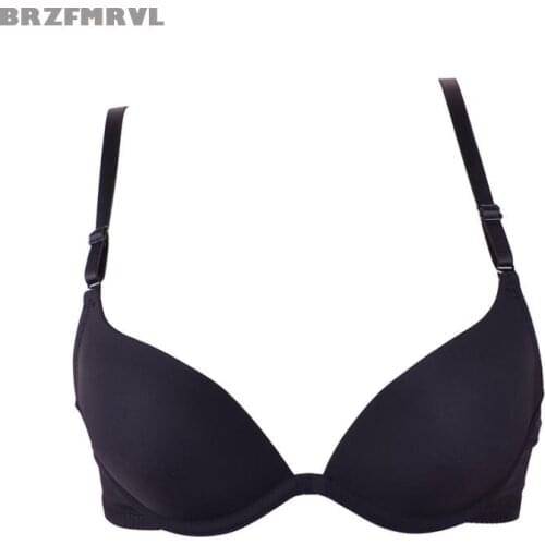 Sexy lovely bra for school girl push up bra for gather chest pushup brassiere girl low cut wedding sexy bra Women support Bra