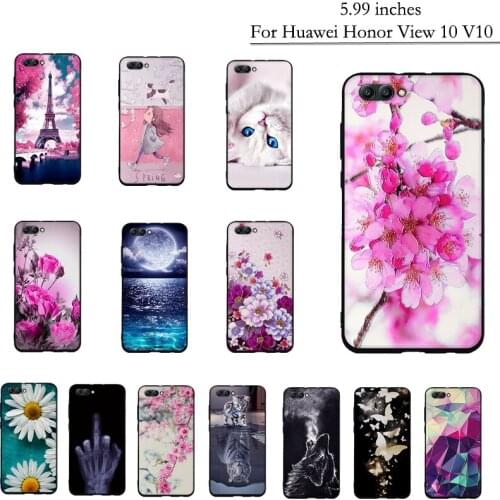 Case for Huawei Honor View 10 V10 Case Cover Soft TPU Silicone Case for Huawei Honor View 10 V10 Cover Fundas Coque Coque Bumper