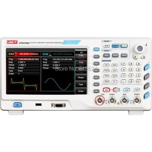 UNI-T UTG4162A Function/Arbitrary Waveform Generator 100MHz/120MHz/160MHz Sine Waveform Dual Channels 500MSa/s