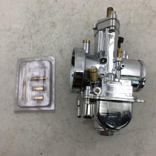 SherryBerg Chrome Carburetor High Quality carburetor 35.5mm PWK OEM replace carb Chrome w power jet ATV Quad Go Kart Dirt pwk35