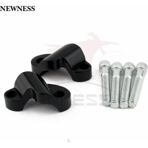 2" Motorcycle Handlebar Riser Spacer Kit 1" Bar Heighten Block Extension Kit For Harley Sportster 48 XL 200X 1200XS 2010-2017