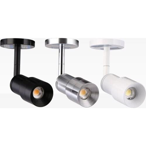 Mini Zoomable Led Spot Light Cob Cree Chip 3W 220V 3000K 4000K 5000K Spot Led Spotlights Museum Cabinets Lighting