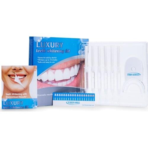 8 LED Teeth Whitening Kit 6 PCS 35% Carbamide Peroxide Gel