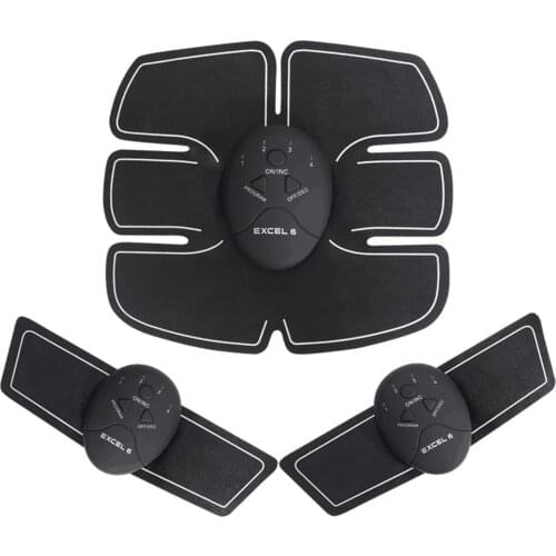Abs Stimulating Belt Intelligent Rechargeable Faux Leather Ergonomic Abdominal Toner for Muscles тренажер для пресса vibrators