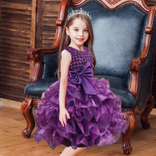 Girl party wear western baby girl party dress for 2 years old children frocks designs girls dresses