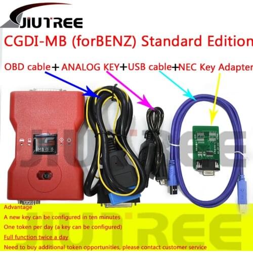 CGDI Prog MB forBenz Car Key Add Fastest forBenz Key Programmer Support All Key Lost forBenz CGDI