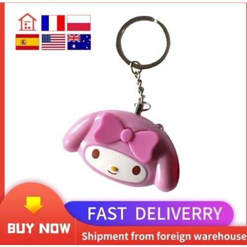 Cute Mini Self Defense Keychain Alarm Super Loud Personal Security Alarm Anti-Attack Emergency Alarm Keyring For Women Kids