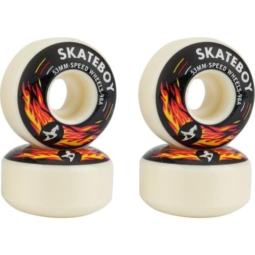 SKATEBOY Skateboard Wheel Four-Wheel Double-Warping Fancy Action Game 52x32 High Rebound 98A Competitive Wheel