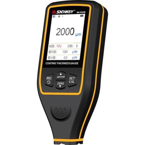 Sndway Professional paint thickness gauge of automotive car paint tester coating thickness gauge meter auto painting measurement