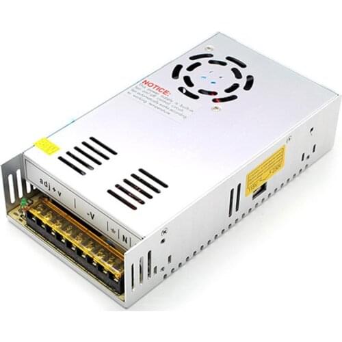 LED Transformer Switching Power Supply Driver 24V 15A 360W For LED Strip AC 100-240V 12v DC 110v/220v Aluminum