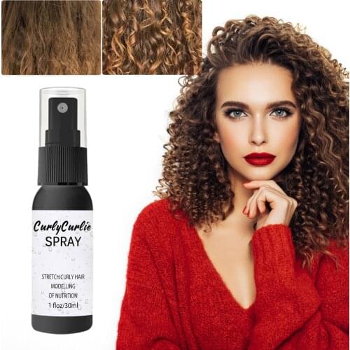 Extra-Volume Magic Spray Hairspray Hair Styling Spray Strong Hair Styling Gel Contains Dense Hair Fibers Curly Curlie Spray
