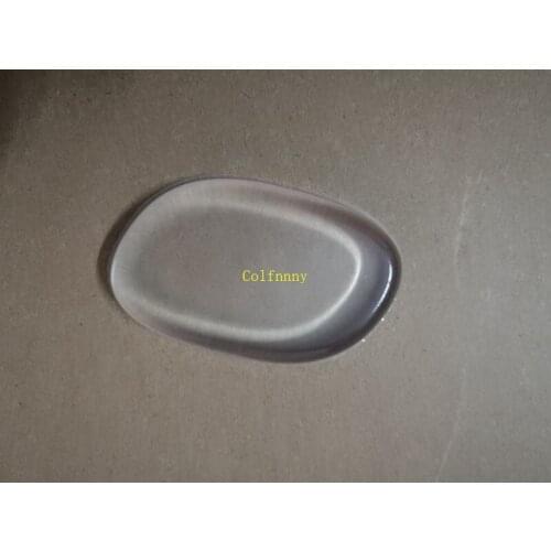 100pcs/lot SiliSponge clear transparent Silicone Sponge makeup puff For Liquid Foundation BB Cream Essential