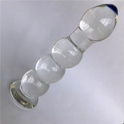 130*30mm 157g Anal Beads Glass Butt Plug Large Butt Plug Sex Toys for Men Pyrex Dildos Toy Gay Sex Toys Prostate Massager