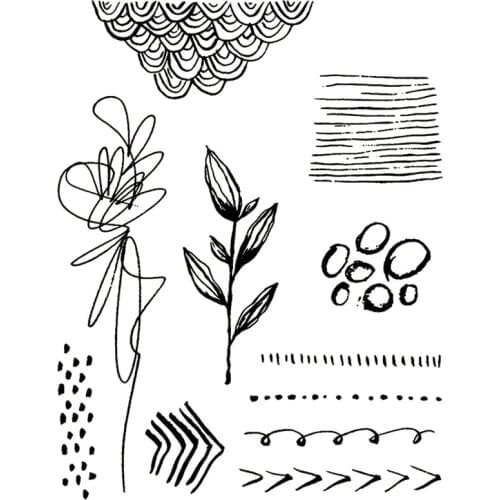 2021 New Flowers Leaves Clear Stamps Sets Lace and Border Die Scrapbooking For Crafts Greeting Card Making no Metal Cutting Dies