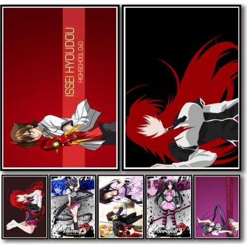 5D Diamond Painting Anime High School DXD Diamond Mosaic Diamond Embroidery Cross Stitch Kits Home Decor Room Decoration Gift