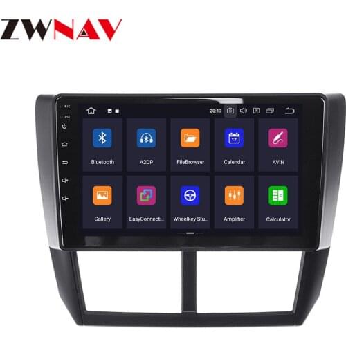 ZWNAV 9” 2din For Subaru Forester 2.5D HD 2008-2012 Car Radio Multimedia Video Player Navigation GPS Android 10.0