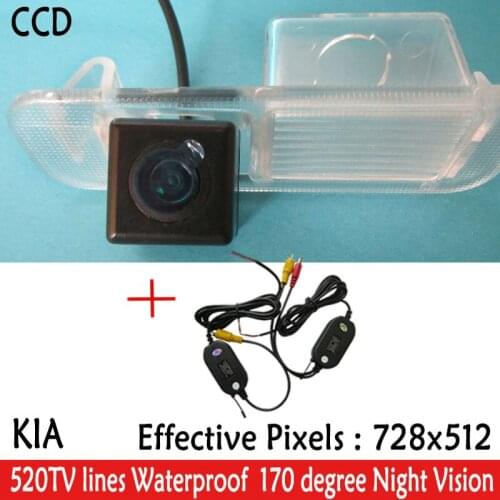 Wireless WIFI camera Rear View WIFI CCD night vision reversing Backup Parking car rearview camera for cars Kia K2 RIO Sedan
