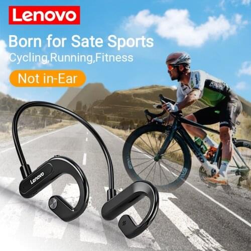 Lenovo X3 Air conduction Bluetooth Headset Earphone Sport Running Waterproof Earphone Wireless Headphone For Safe Sports 2021New