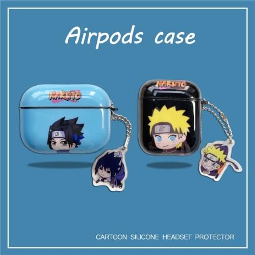 NARUTO Airpods Case Airpods1 2 Airpods Pro Cute Cartoon Bluetooth Headset Shell Men Women Unisex Birthday Gift 2021 News