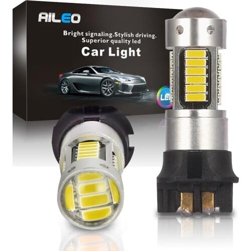 AILEO Amber White PW24W PWY24W CANBUS LED Bulbs 30 SMD For Audi BMW VW Volvo Mercedes-Benz Skoda Peugeot MINI DRL Daytime Lights