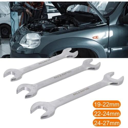 Double Open End Wrench Standard Sturdy Heavy Duty Open Ended Spanner Auto Eepair Tools Flat Head Wrench for Automotive