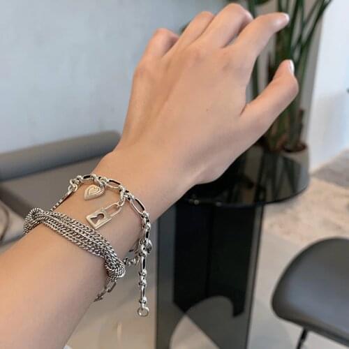 Miuoxion Wholesale Vintage Key Lock Love Bracelet Personality Fashion Jewelry For Women Feature Namour Charm Gift All Seasons