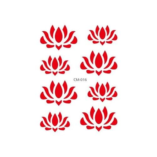 Factory Ancient eyebrow stickers Photo studio universal forehead decals Childrens performance waterproof tattoo sticker 1000PCS