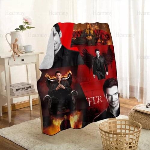 New Arrival Lucifer TV Blankets Printing Soft Blanket Throw On Home/Sofa/Bedding Portable Adult Travel Cover Blanket 1208p