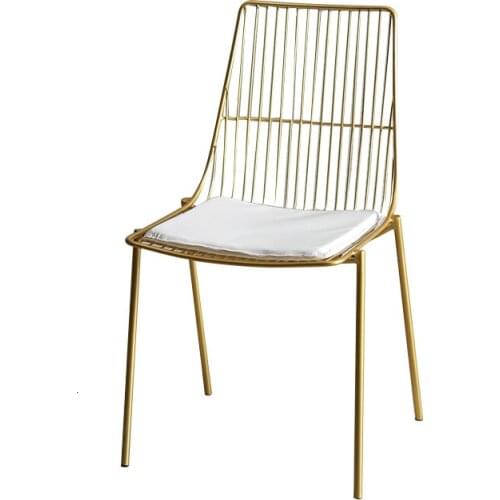 Northern Europe Hollow Out Wire Mesh Chair Leisure Time Coffee Chair Chair Designer Chair Wrought Iron Originality Dining Chair