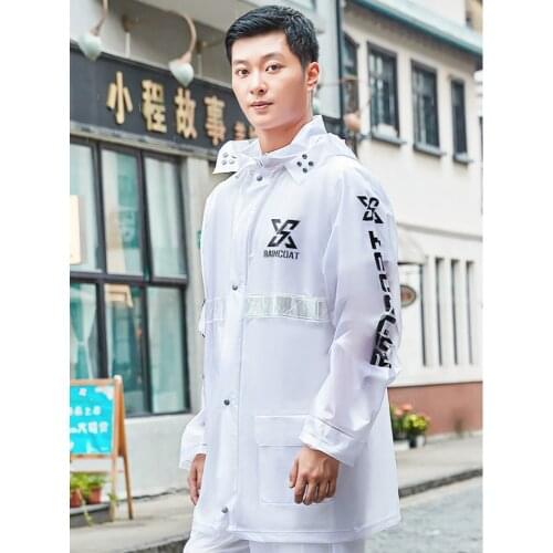 Transparent Thick Rain Coat Suit Motorcycle Impermeable Split Waterproof Rain Coat Hiking Fashion Capa De Chuva Household Goods