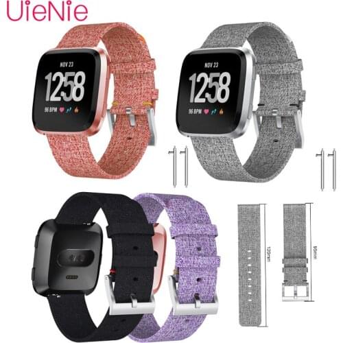 For Fitbit Versa/Versa 2 Weave Strap For Fitbit Versa Lite Breathable Canvas Strap Smart Watch Replacement Wristband Accessories