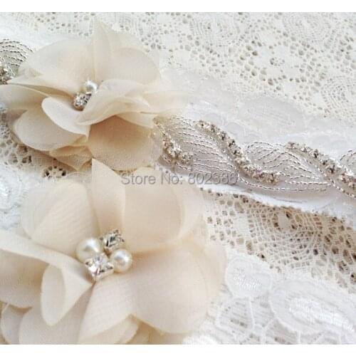 Rhinestone Flower Headband