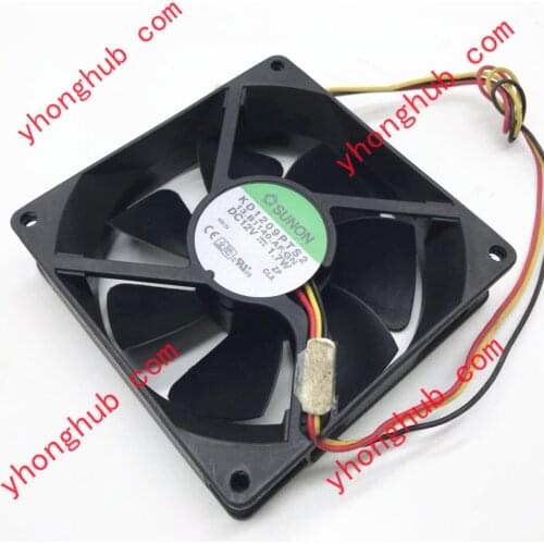 SUNON KD1209PTS2 13.B1140.AF DC 12V 1.7W 3-Wire 90x90x25mm Server Cooling Fan