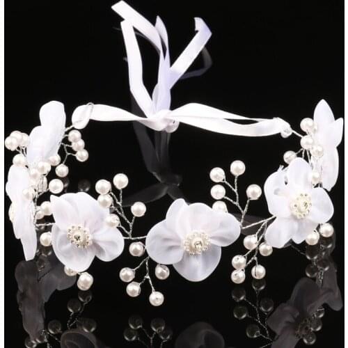 Wedding Headpiece Handamde Flower Hair Jewelry Bridal Bridesmaid Hair ornament Hairbands Party Girls Luxury Accessories