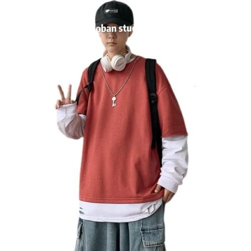 Fashion Hoodie Men Spring And Autumn Weiyi Port Fashion Two Handsome Boys Young Students Japanese Hoodies Sweatshirt
