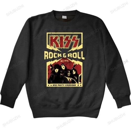 Men sweatshirt spring Kiss End of The Road Tour hoodies men plus size rock Band hoodies unisex sweatshirt men top