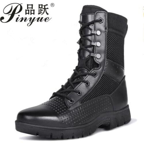 Outdoor sports tactical military men boots wear-resistant shoes for hiking climbing camping boots 38--46