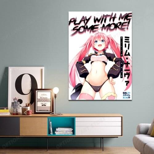 That Time I Got Reincarnated as a Slime Milim Poster Picture Wall Decor Anime Art HD Painting