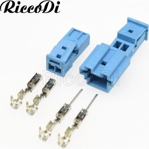 1/5/10/20 Kits 2 Hole Auto Door Light Socket Audio Tweeter Plug B-14525-1 9-968554-1 9-968554-1A 8-1452577-1A For BMW