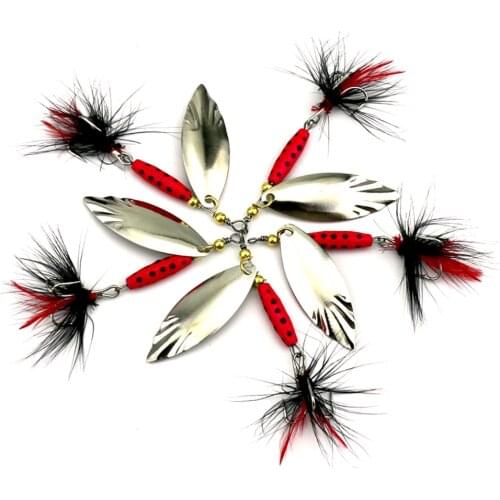 1 pcs Spinner Bait Fishing Lure Metal Spoon Rocking Sequined Spoon Lure Baits hard Spinner