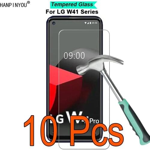 10 Pcs/Lot For LG W41 Pro Plus 9H Hardness 2.5D Ultra Thin Toughened Tempered Glass Film Screen Protector Guard