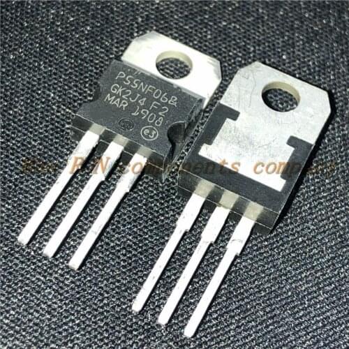 10PCS/LOT STP55NF06L P55NF06L TO-220 50A 60V MOSFET