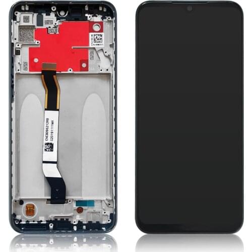 100% New Original +Frame For 6.3'' Xiaomi Redmi Note 8T LCD Display Screen Replacement LCD Touch Screen Digitizer with 10Touch